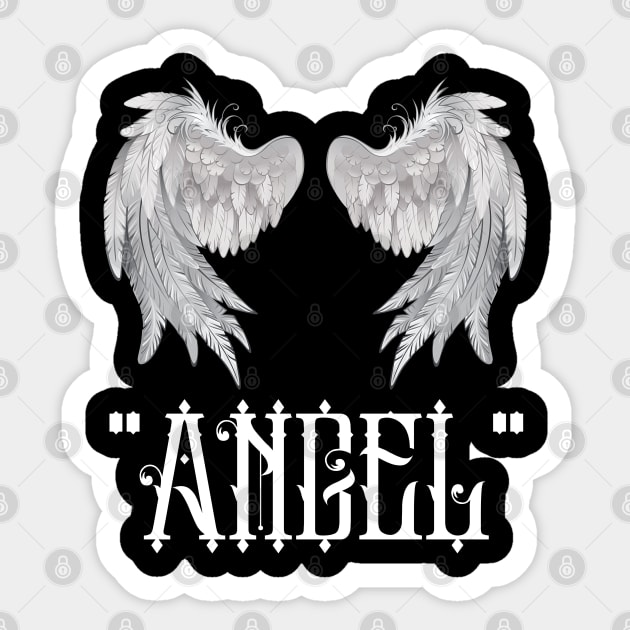 Cool Angel Wings 2 Sticker by RoyaltyDesign